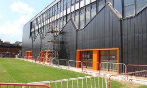 Belmont Roofing Wall Cladding Refurbishment at City College Norwich